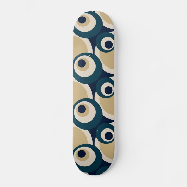 Retro Fifties Abstract Art - Skateboard Deck (Front)