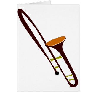 Retro Fifties Trombone Cards