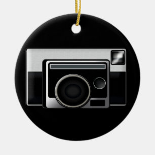 Retro Film Camera Ceramic Ornament
