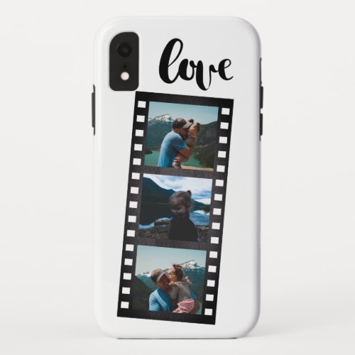 Retro Filmstrip Photo Collage iPhone XR Case