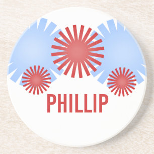 Retro Fireworks Coaster