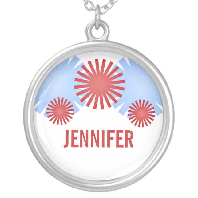 Retro Fireworks Necklace (Front)