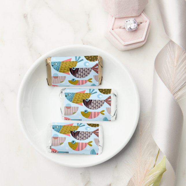 Retro Fish Hershey's Miniatures (Wedding)