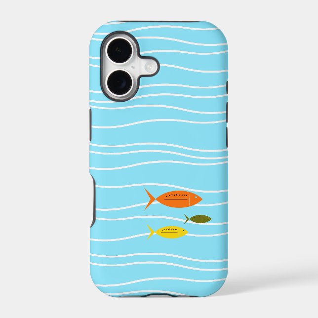 Retro Fish Iphone Case (Back)