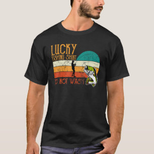Retro  Fisherman's Lucky Fishing T-Shirt