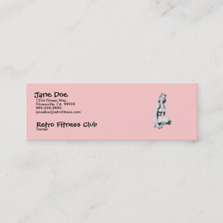 Retro Fitness Mini Business Card