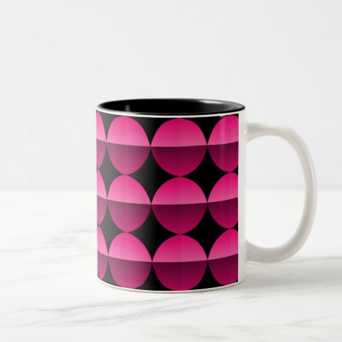 Retro Flair Mug Vibrant Hot Pink Two_Tone Coffee Mug