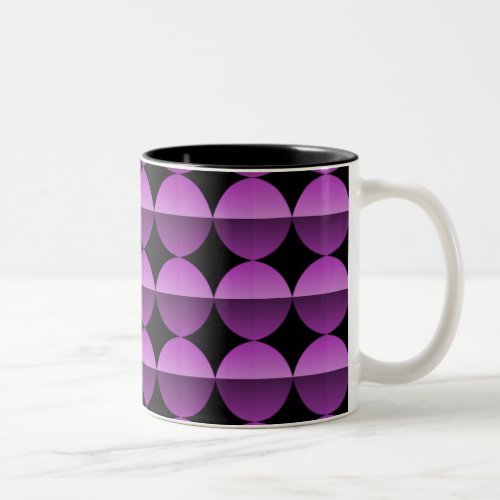 Retro Flair Mug Vibrant Plum Perfection Two_Tone Coffee Mug