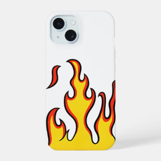 Retro Flame iPhone Case | Hot Fire Phone Case