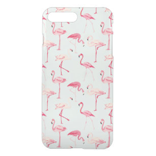 Retro Flamingo Pattern iPhone 8 Plus/7 Plus Case