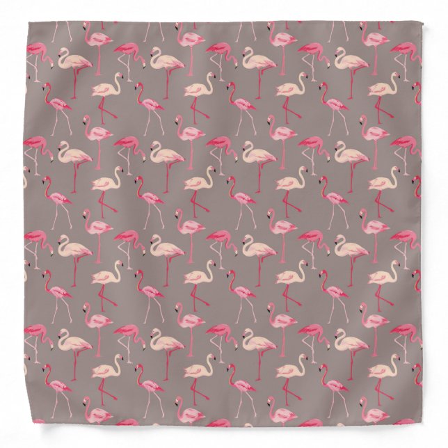 Retro Flamingos Bandana (Front)