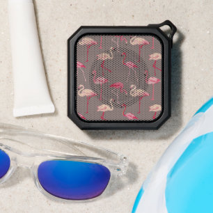 Retro Flamingos Bluetooth Speaker
