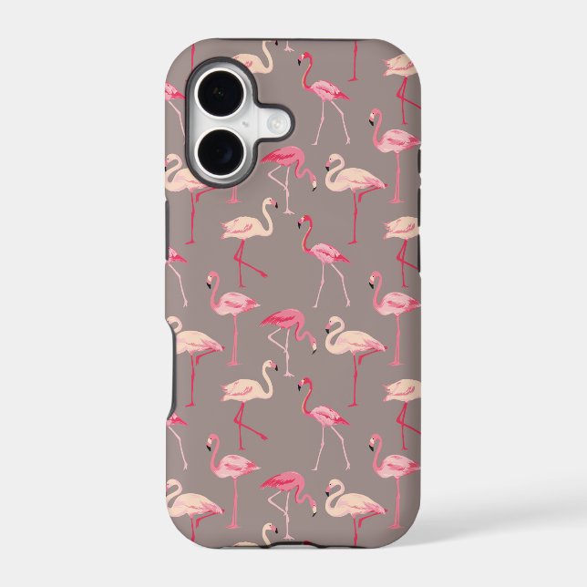 Retro Flamingos Iphone Case (Back)
