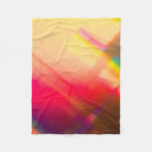 Retro  fleece blanket (Front)