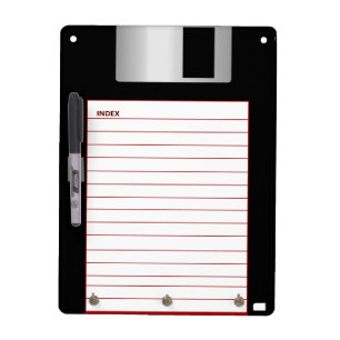 Retro Floppy Disk style Dry Erase Board
