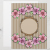 Retro , floral (Front/Back)