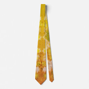 Retro Floral Abstract Salty Watercolor Pattern  Neck Tie