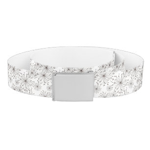 Retro floral background belt