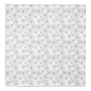 Retro floral background duvet cover