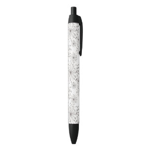 Retro floral background pen
