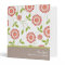 Retro Floral Bridal Shower Cookbook Recipe Binder