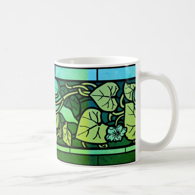 Retro Floral Coffee Mug (Right)