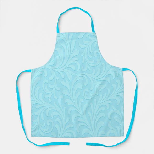 retro floral design apron (Front)