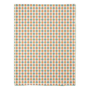 Retro Floral Duvet Cover