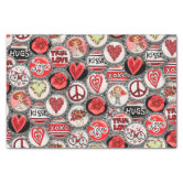 Vintage Valentine Tissue Paper | Zazzle