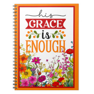 Retro Floral Inspirational Notebook