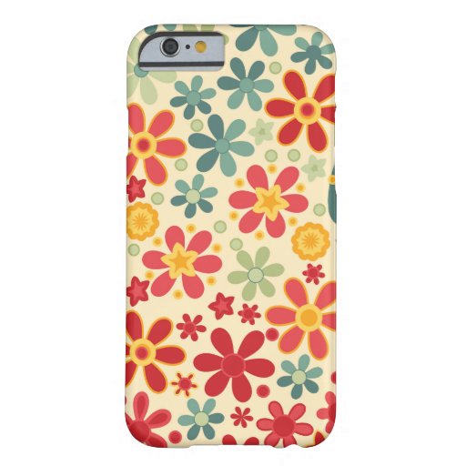 Retro.  Floral motifs Case-Mate iPhone Case