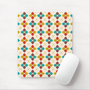 Retro Floral  Mouse Pad