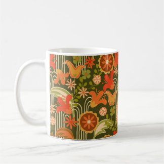 Retro floral - mug