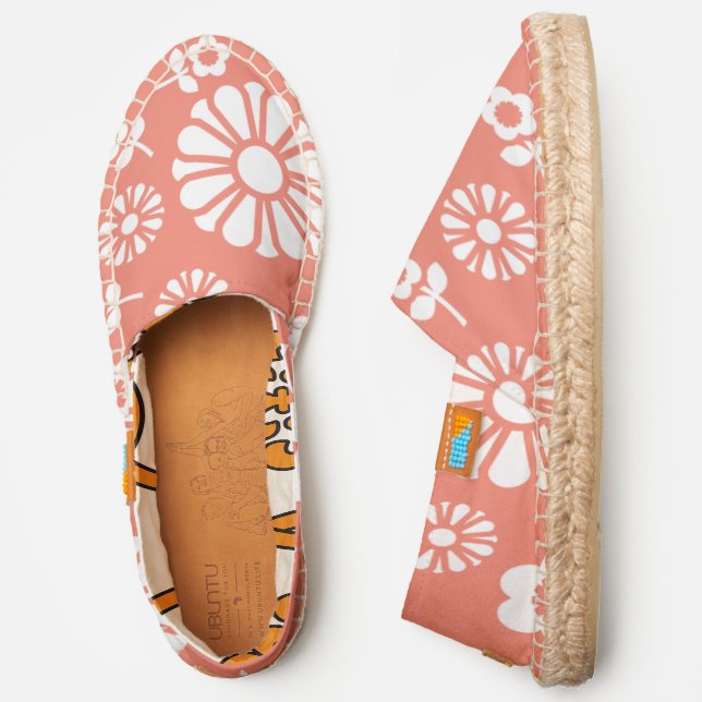 Retro Floral No. 3 Espadrilles (Side)