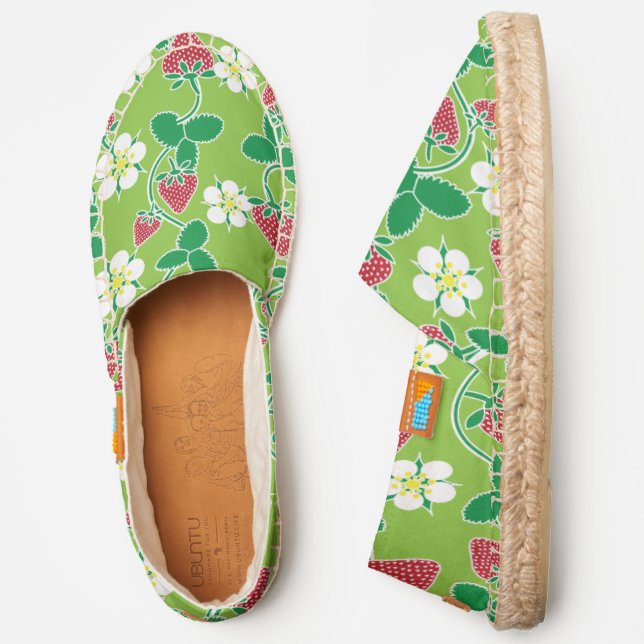 Retro Floral No. 5 Espadrilles (Side)