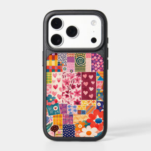 Retro Floral Patchwork iPhone 17 Pro Case