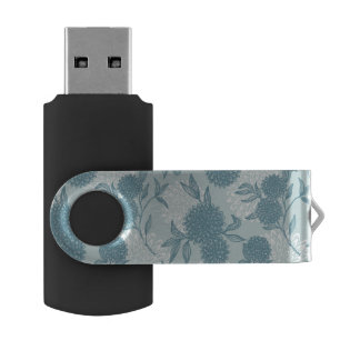 Retro Floral Pattern 2 2 Flash Drive