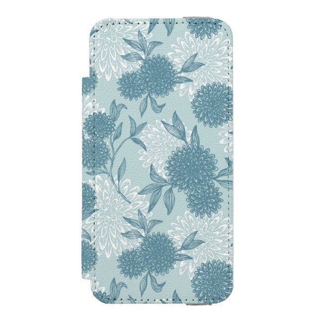 Retro Floral Pattern 2 2 Incipio iPhone Wallet Case (Folio Front)