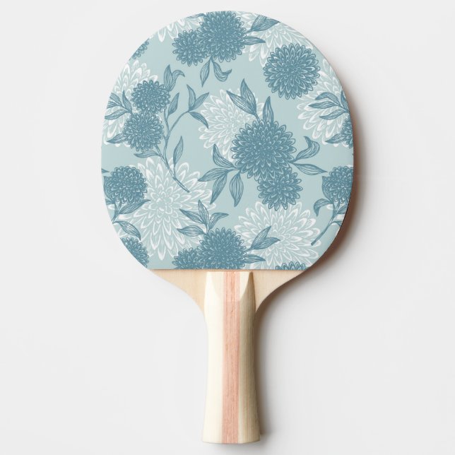 Retro Floral Pattern 2 2 Ping-Pong Paddle (Front)