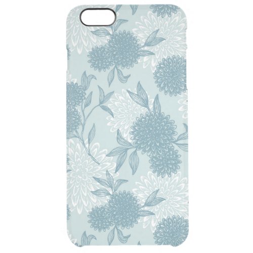 Retro Floral Pattern 2 2 Clear iPhone 6 Plus Case