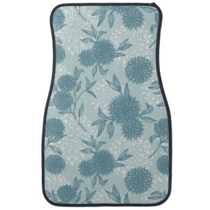Retro Floral Pattern 2 3 Car Floor Mat