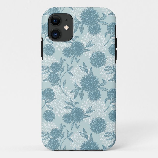 Retro Floral Pattern 2 Case-Mate iPhone Case (Back)