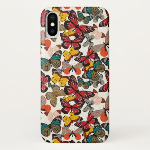 Retro floral pattern 2 iPhone x case