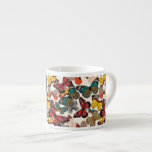 Retro floral pattern 2 espresso cup