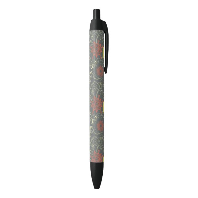 Retro floral pattern 2 pen (Bottom (Vertical))