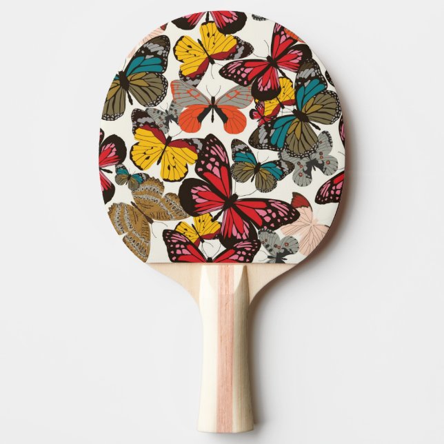 Retro floral pattern 2 Ping-Pong paddle (Front)