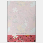 Retro floral pattern 2 post-it notes