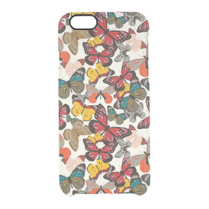 Retro floral pattern 2 clear iPhone 6/6S case