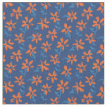 Retro floral pattern in boho style. Abstract Daisy Fabric