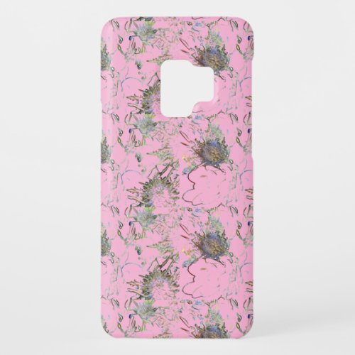 Retro floral pattern in pink Case_Mate samsung galaxy s9 case